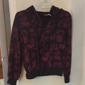 Disney Mickey Mouse Black and Pink Hoodie